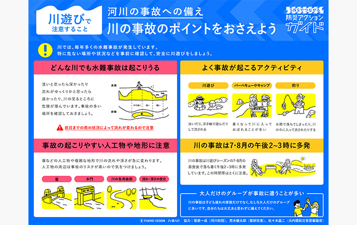 河川の事故への備え｜防災アクションガイド