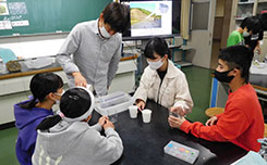 地層学習の写真